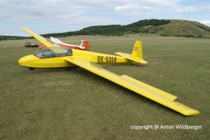 Segelflugzeug ASK13, Parkposition 